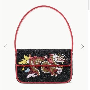 TOMMY BEADED BAG LUCKY DRAGON STAUD PURSE